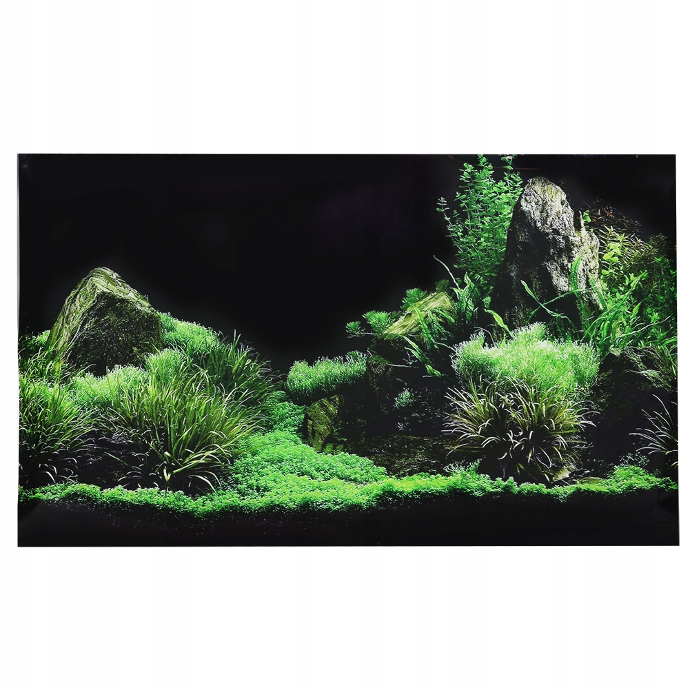 TŁO DO AKWARIUM FOTOTAPETA FOLIA DNO MORSKIE WODA TRAWA 61X30CM