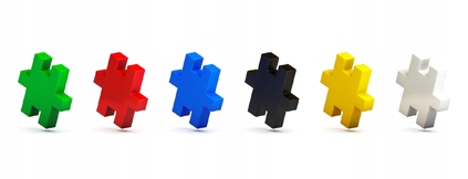 KLOCKI KONSTRUKCYJNE WAFLE MELI MOSAIC MINIS 1200 Materiał plastik