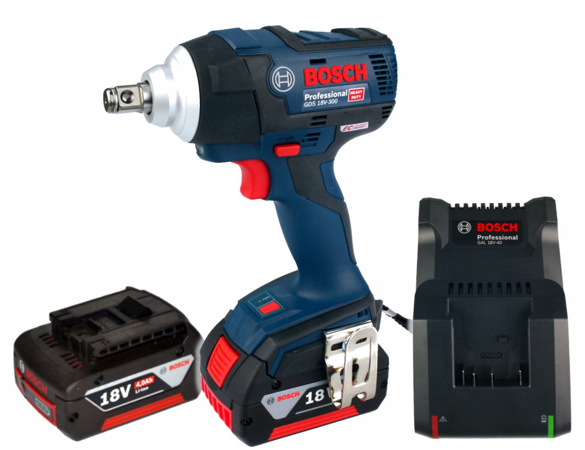 

Klucz Udarowy Gds 18V-300 Bosch 2x4,0Ah