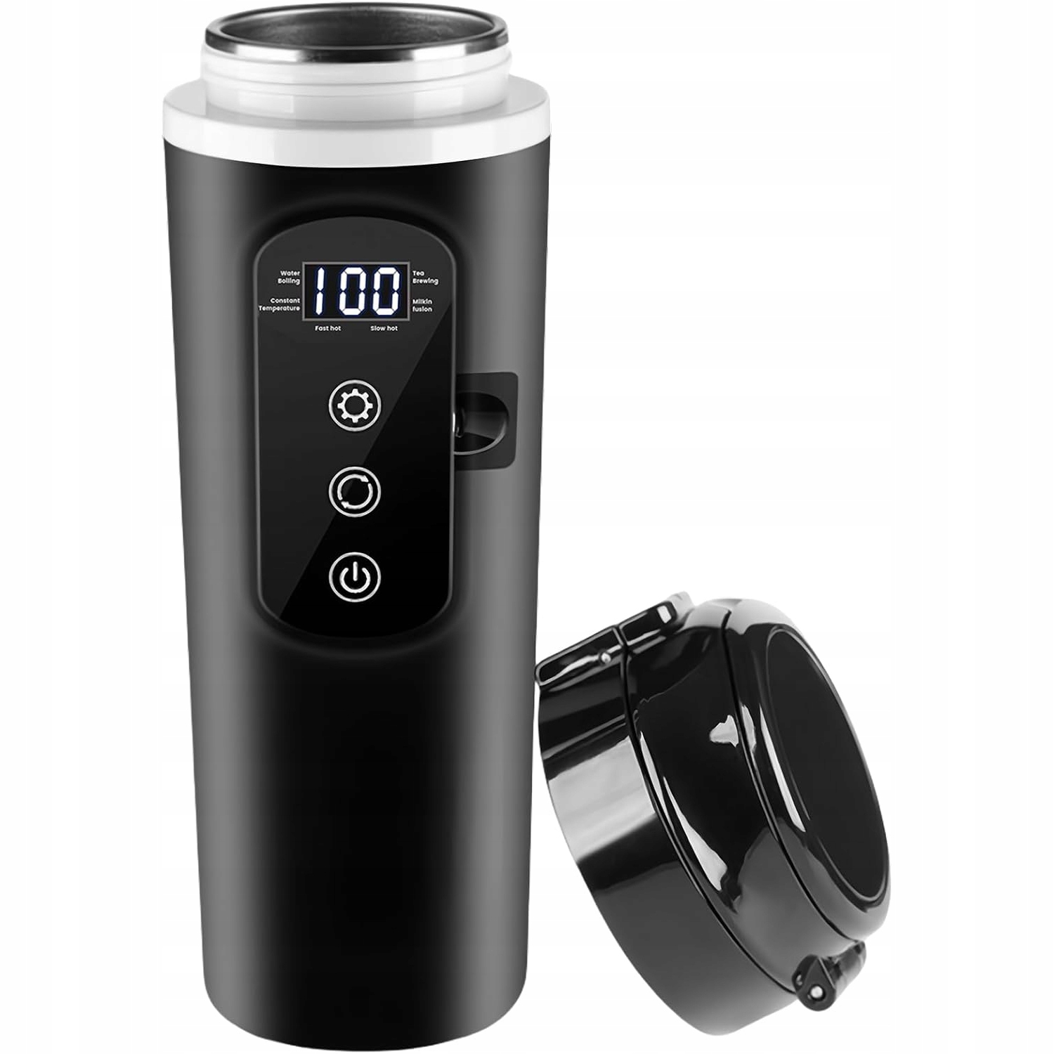 Termoska do auta s dotykovým panelem a funkcí udržování tepla