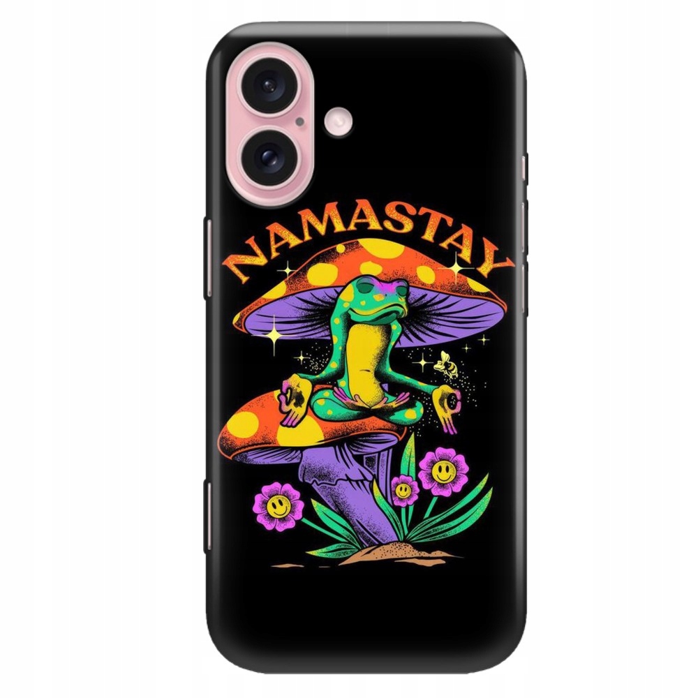 Pouzdro Pro Iphone 16 Case Houby A Řežby Abstrakce Umění Clear MIX Vzorů