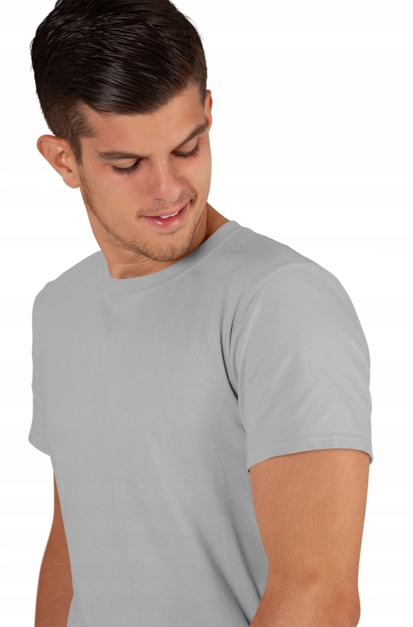 

Koszulka Tshirt 100% Bawełna Cotton Jakość Szara