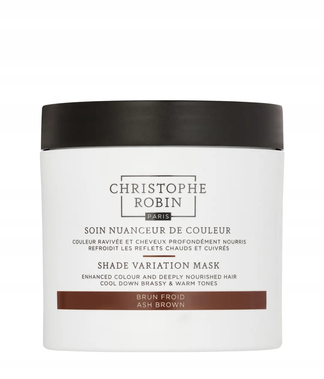 Christophe Robin Shade variation Mask Ash Brown Maska do włosów 250ml