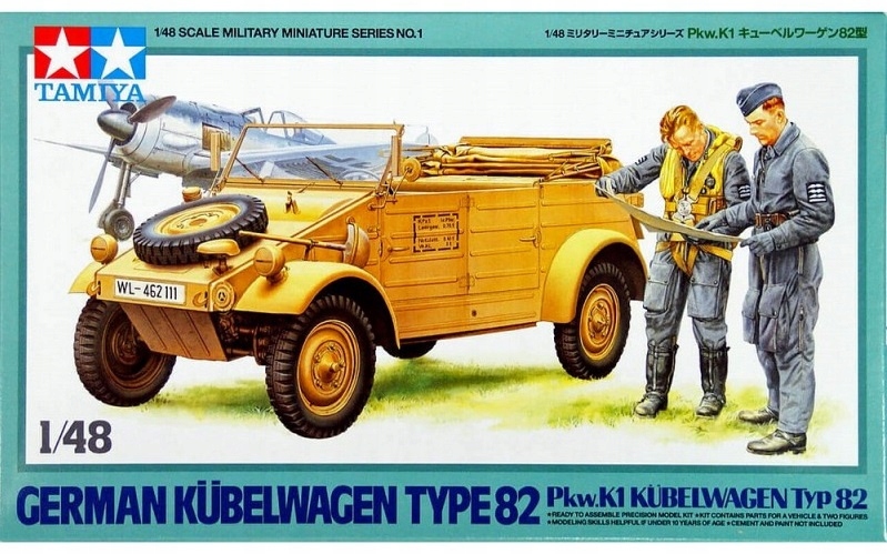 1:48 Tamiya 32501 German Vw Kubelwagen type 82