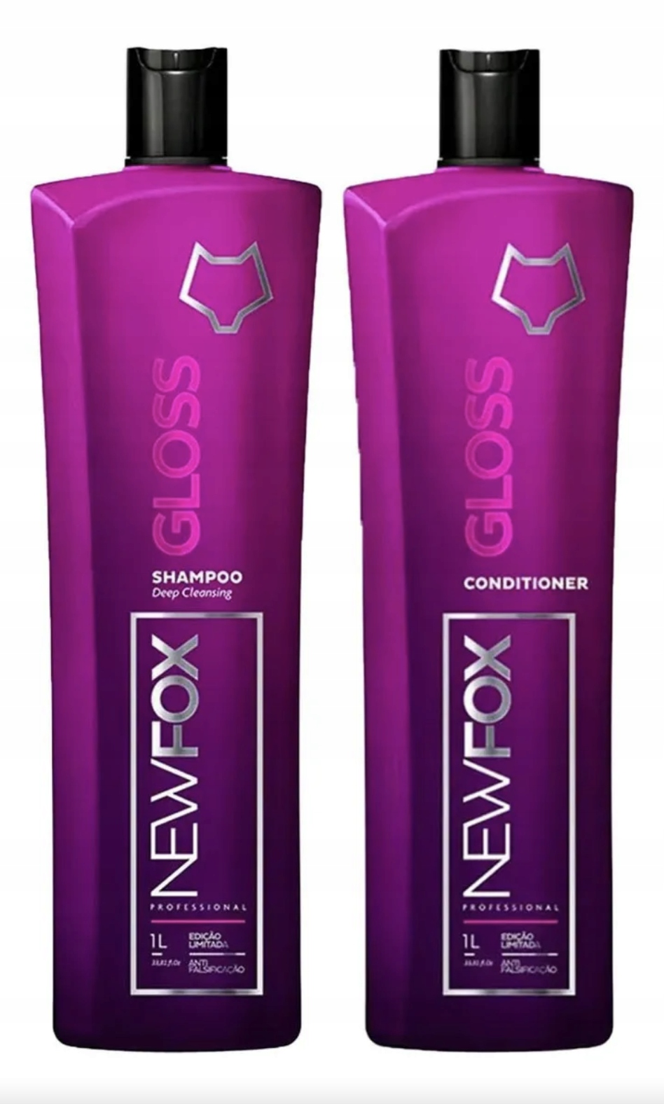 Fox Gloss Keratinová Kúra na Vlasy Sada Šampon Kondicionér 2×1000 ml