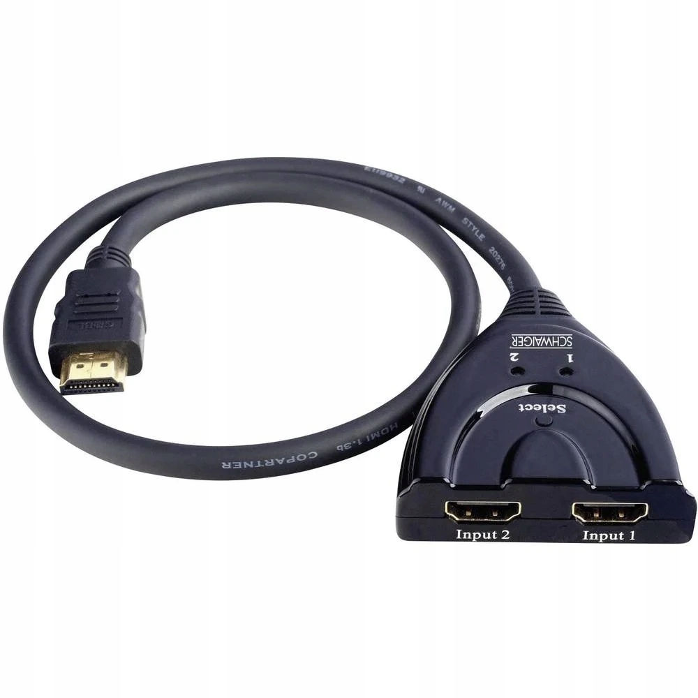 Schwaiger automatický Hdmi prepínač HDM21A531 2 porty