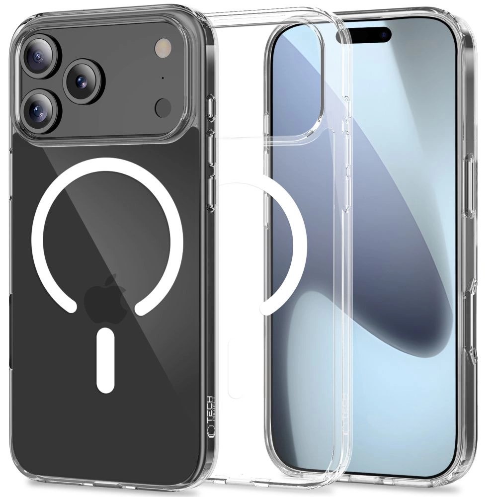Etui Tech-Protect FlexAir Hybrid MagSafe na iPhone 17 Pro przezroczyste