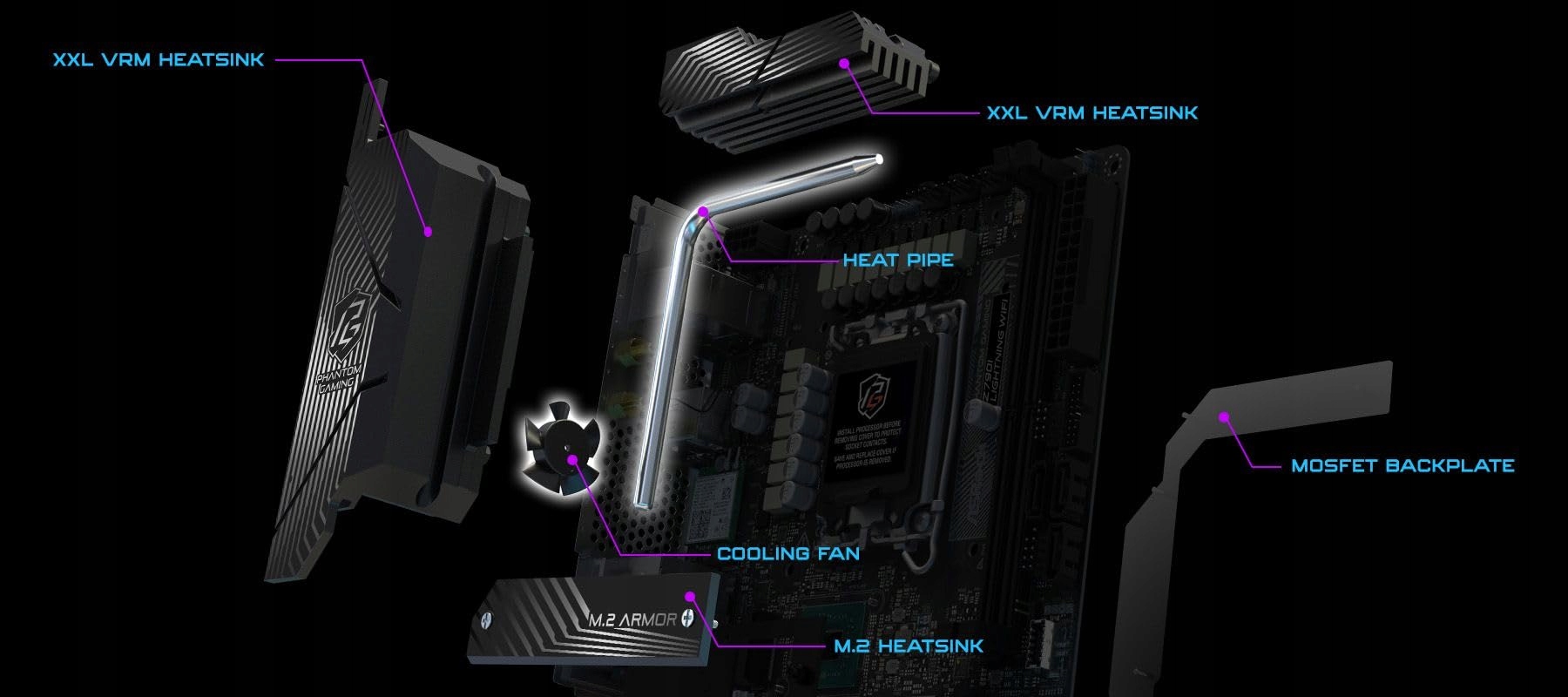 ASRock Z790I Lightning WiFi Płyta Główna Intel DDR5 mini-ITX — miniatura 7