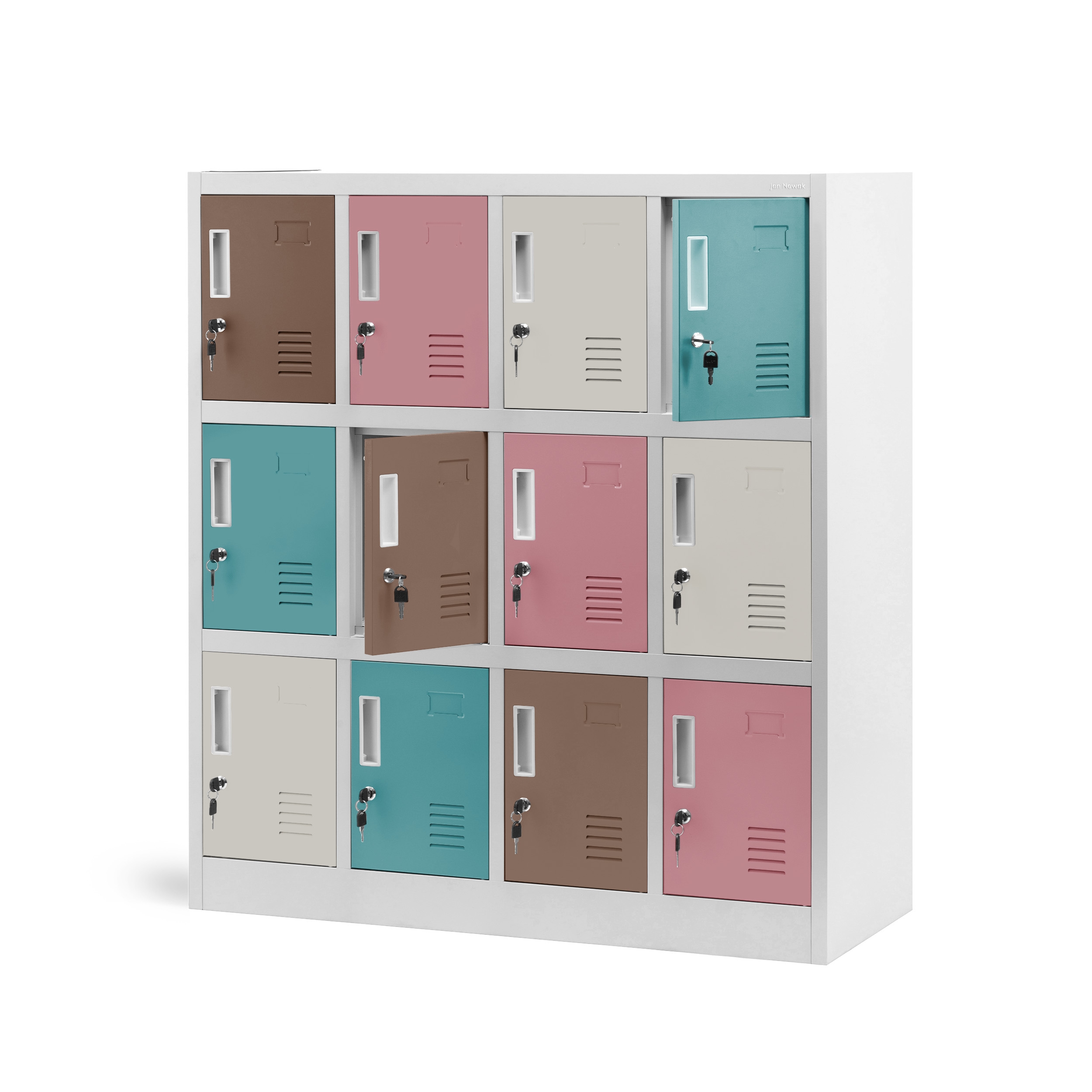 Sociální skříň do předškolního schránku Jan Nowak Ola pastelová