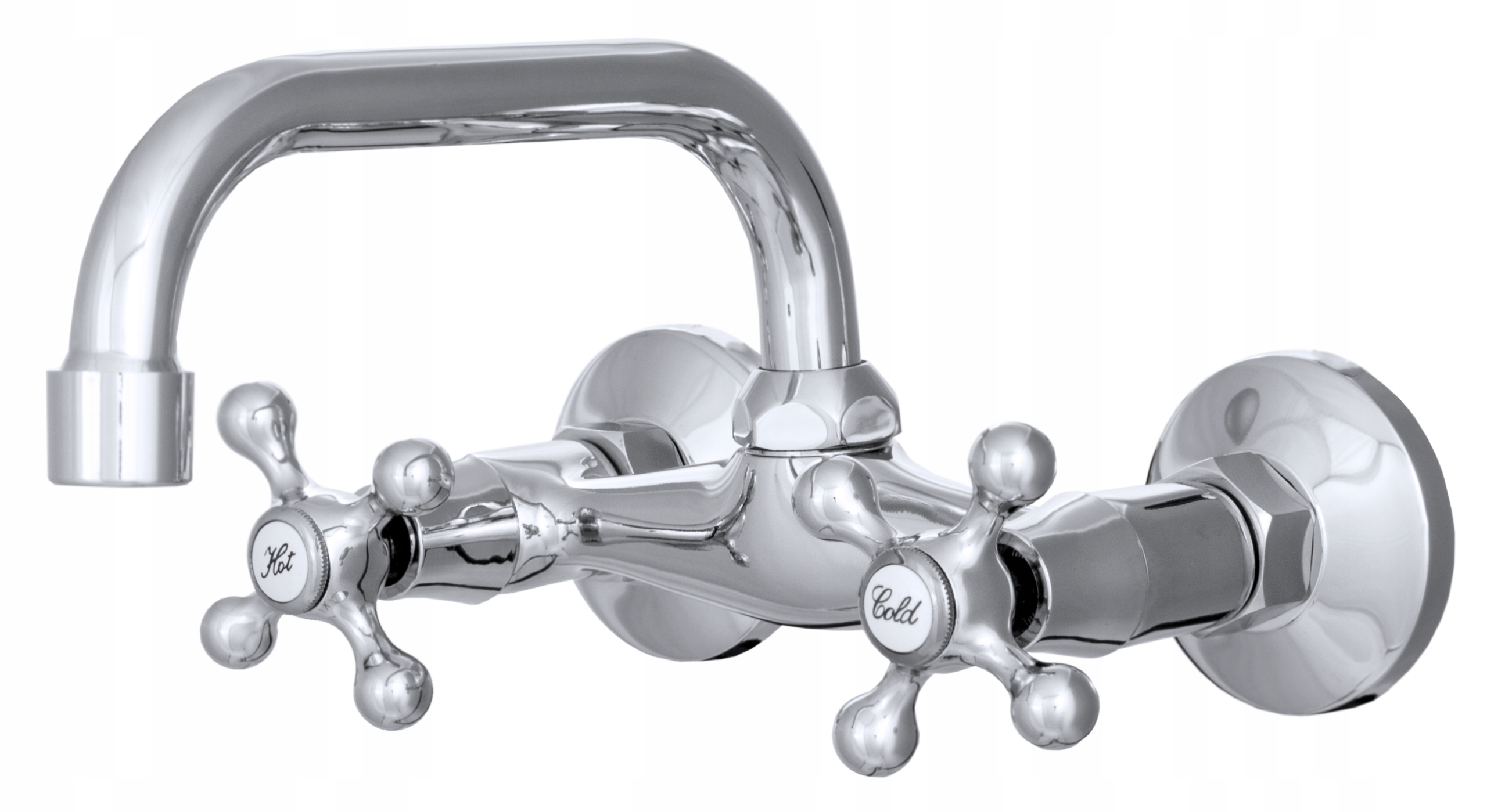 Retro C Kuchyňská Umyvadlová Baterie Dřez Do Koupelny, Stříbrná