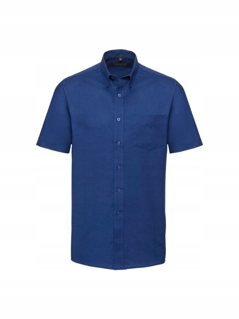 Pánská košile s krátkým rukávem Oxford Russell Bright Royal S