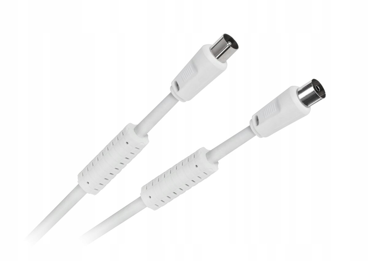 Kabel TV-Video biały z filtrami 15m
