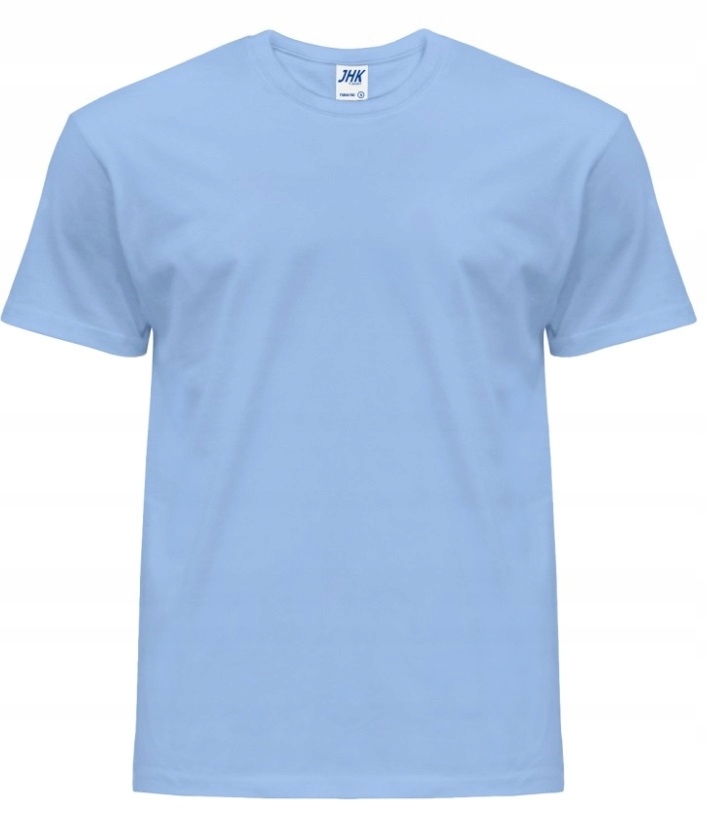

T-shirt Męski Koszulka Niebieska 100% Baw. Jhk M