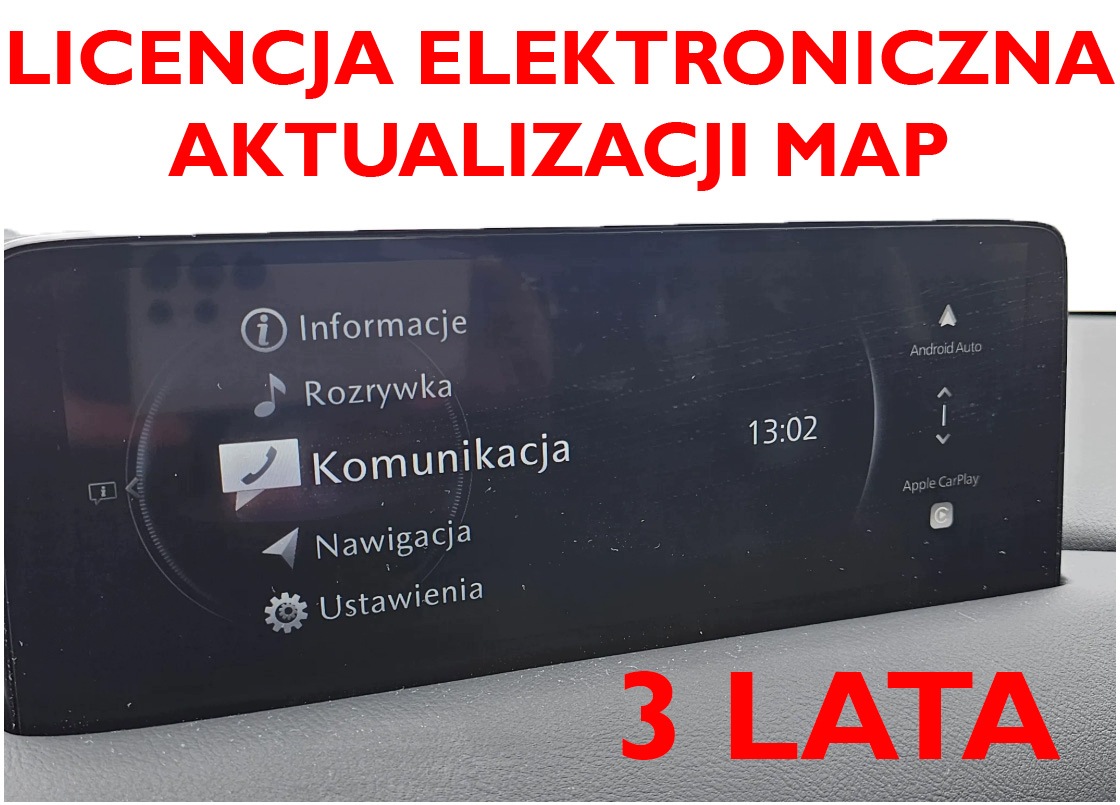 Aktualizace Map Mazda 3 CX-5 MX-30 CX-30 DN4J Licence Na 3 Roky