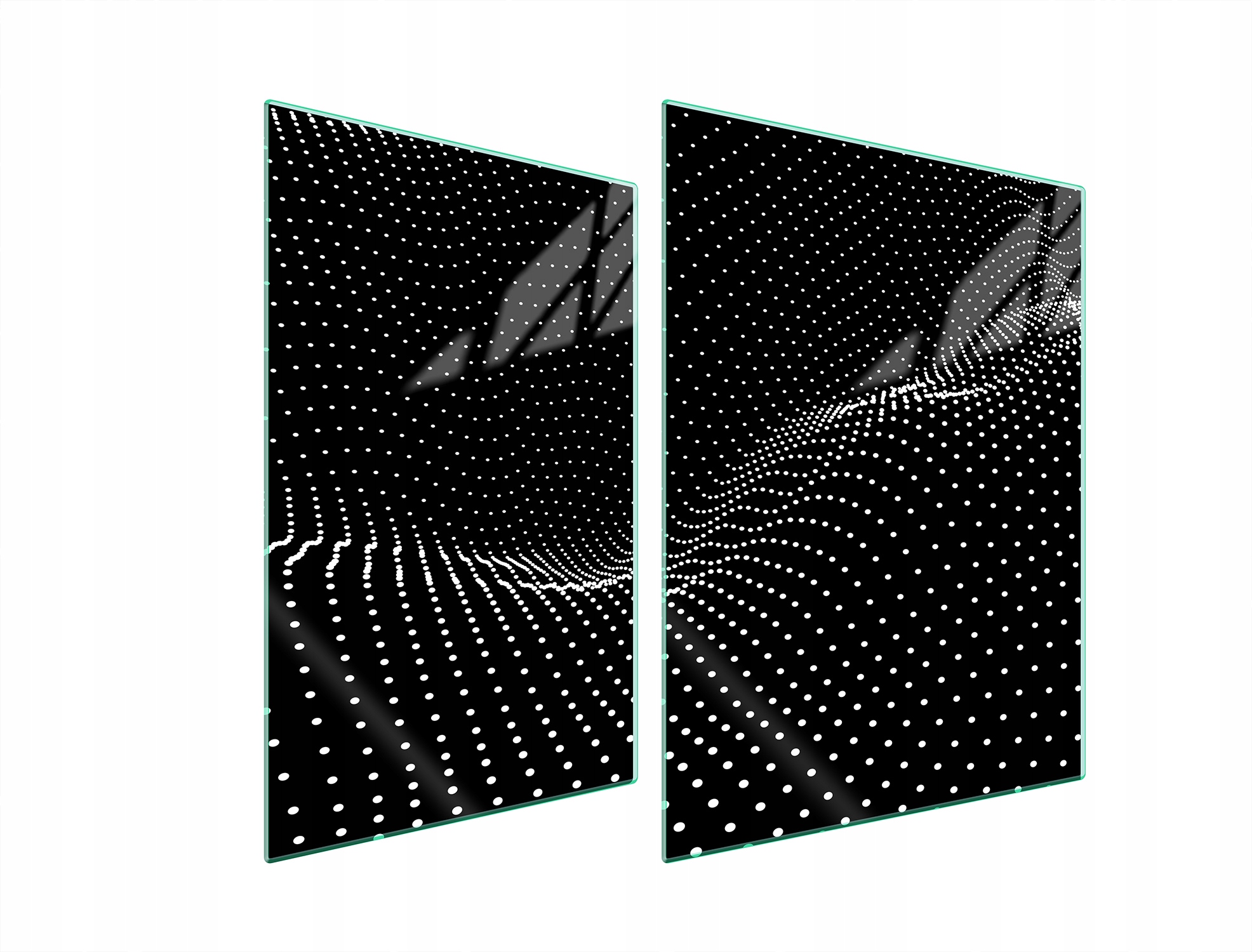 Skleněná ochranná deska na sporák 70x52 Vzor Tvrzené sklo 7v1