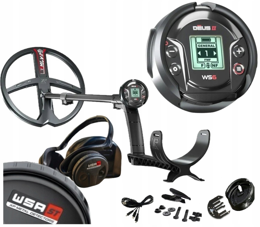 XP Deus II 28 FMF - WS6 Master | wykrywacz 28FMFWS6 + WSA ST - Stereo