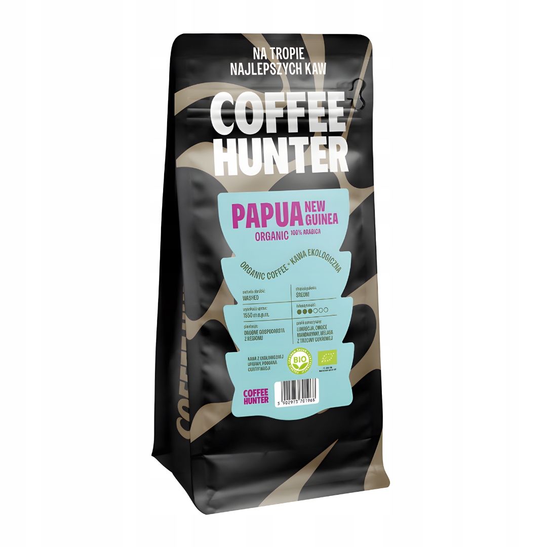 Levně Káva zrnková Papua new guinea organic 100% Arabica 1 kg Coffe Hunter