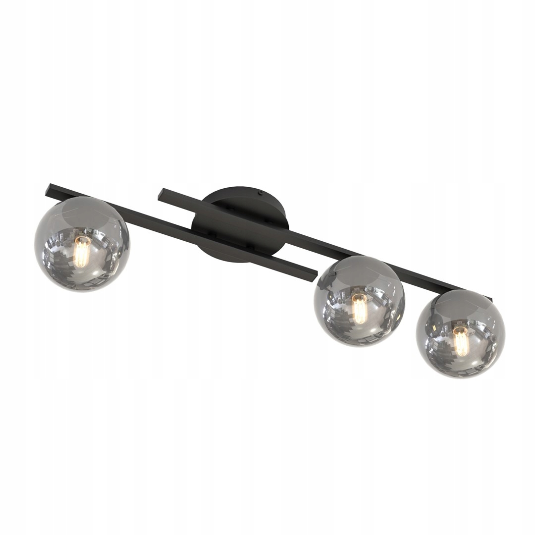 Závesná lampa Emibig Kairo čierna 3xE14 10W Max Led