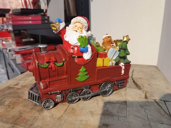 Trends & Trade Vánoční dekorace Santa ve vlaku
