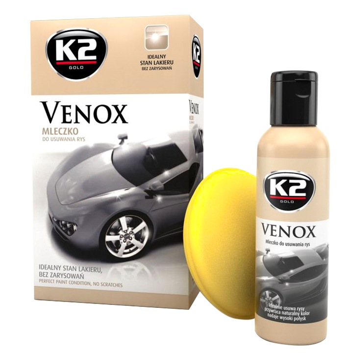 

K2 Venox mleczko usuwanie rys lakieru+aplikator