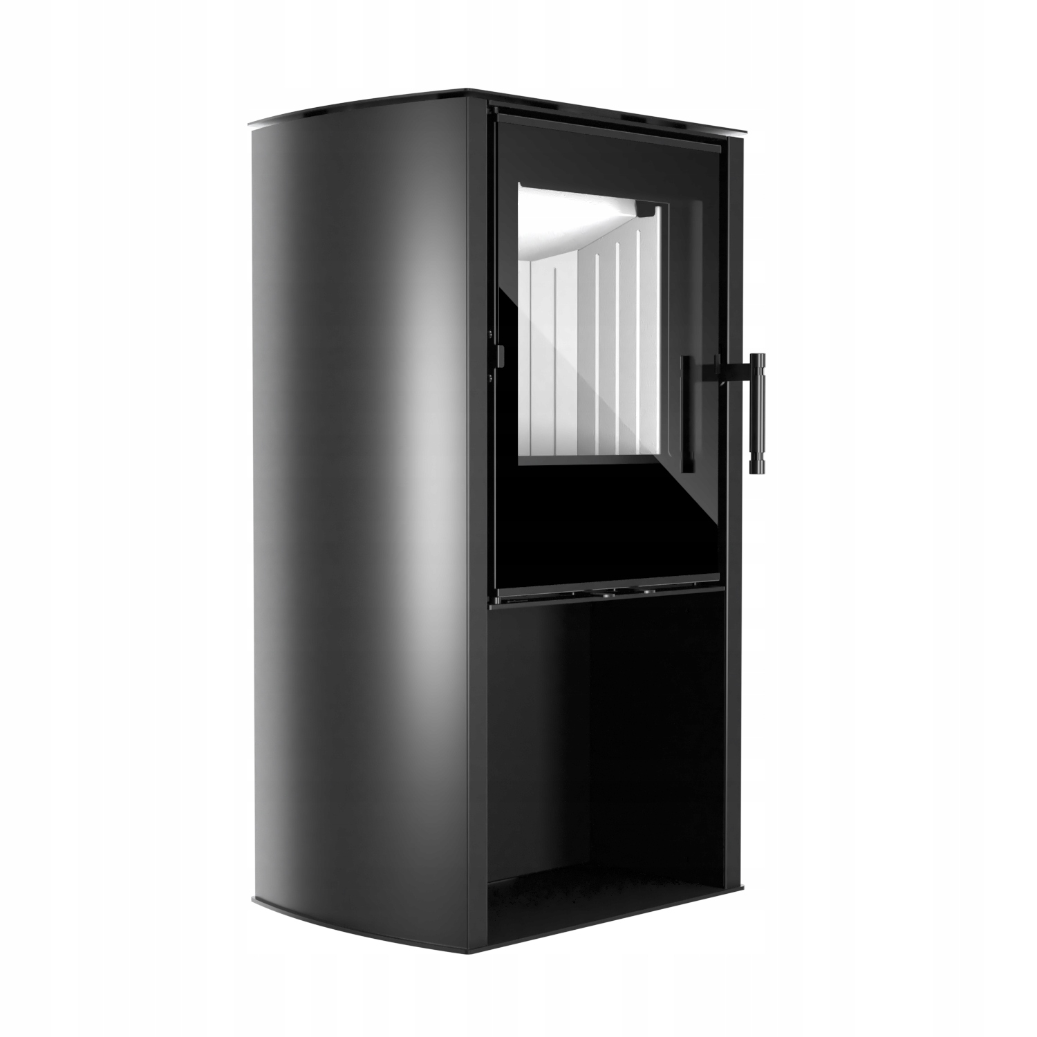 Kamna Volně Stojící Ocelová Koza Cane S 6,5 kW výklenek na dřevo