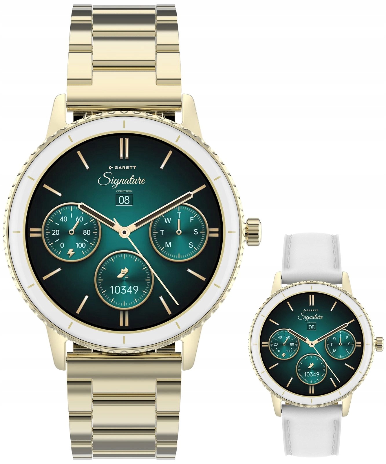 Chytré Hodinky Garett Signature Grace Gold Solid Set Garett -5904238485088