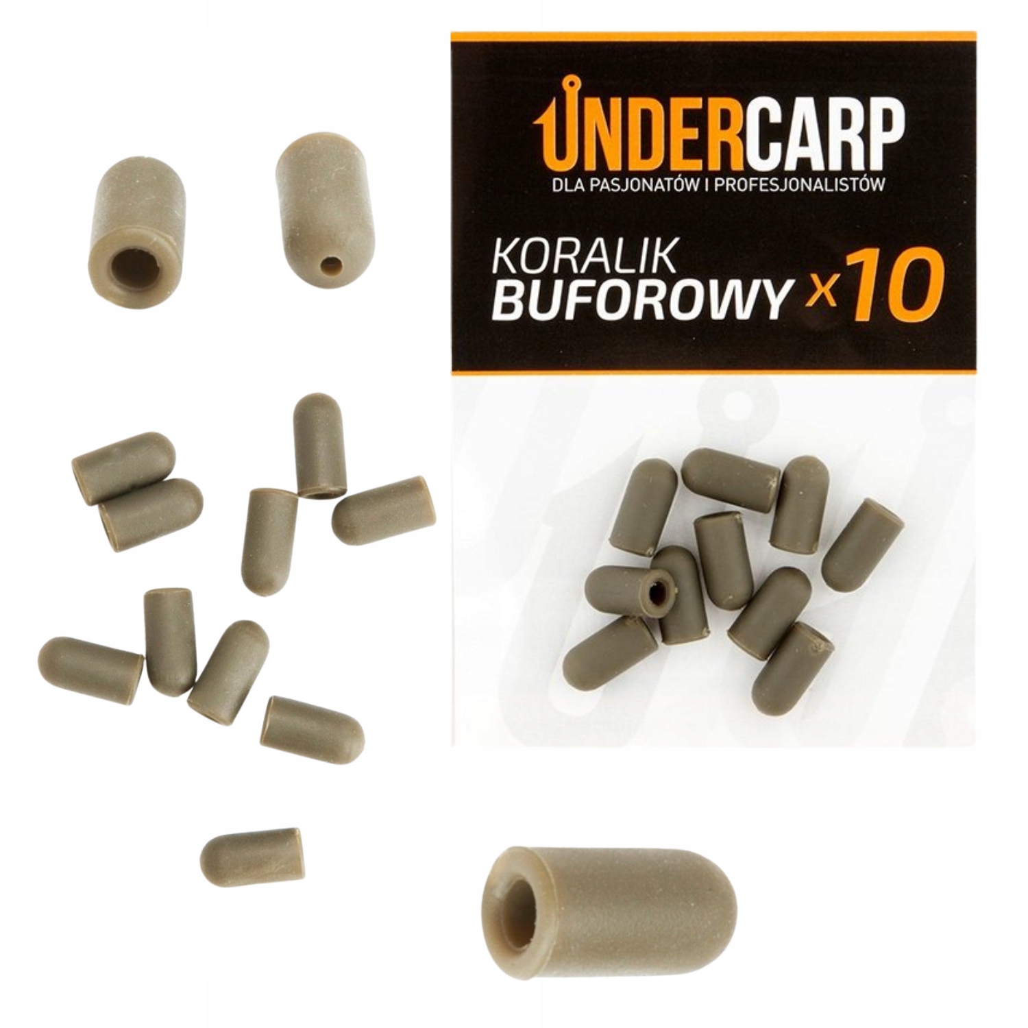 Koralik Buforowy Wędkarski Under Carp Zielony