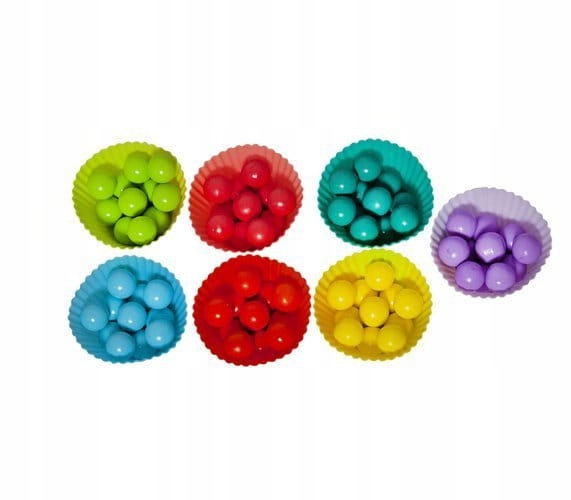 DREWNIANA UKŁADANKA KULKI - MONTESSORI Płeć chłopcy dziewczynki