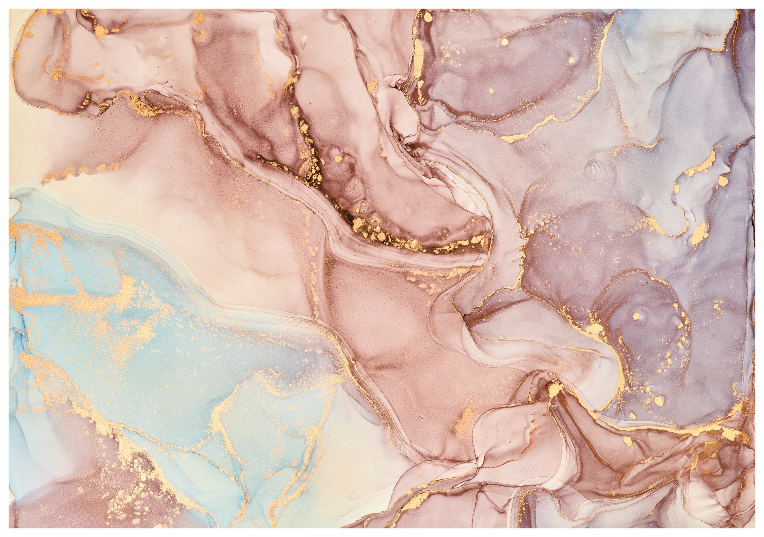 Fototapeta Abstraktný mramor fluid-art pastelové zlato 368x254 lepidlo