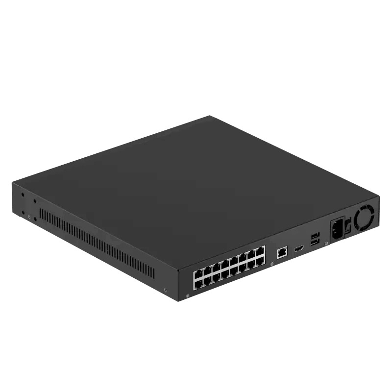 Ajax Systems Nvr 16ch Ip PoE rekordér černý H2D16PAC