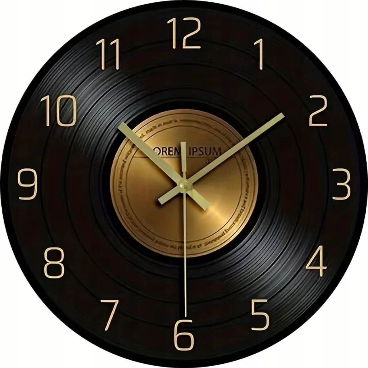 Nástěnné hodiny ze skla v retro stylu, tichý mechanismus, dekorace 30 cm