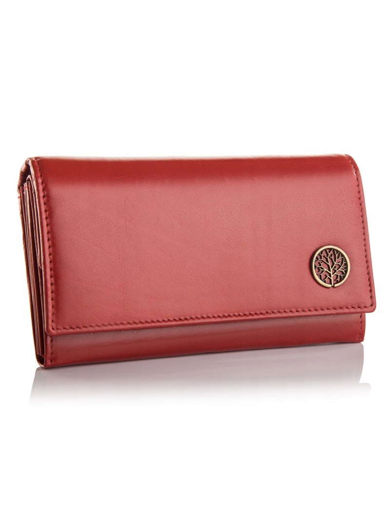 Portfel damski Classic Betlewski duży skórzany klasyczny dla koleżanki Rfid