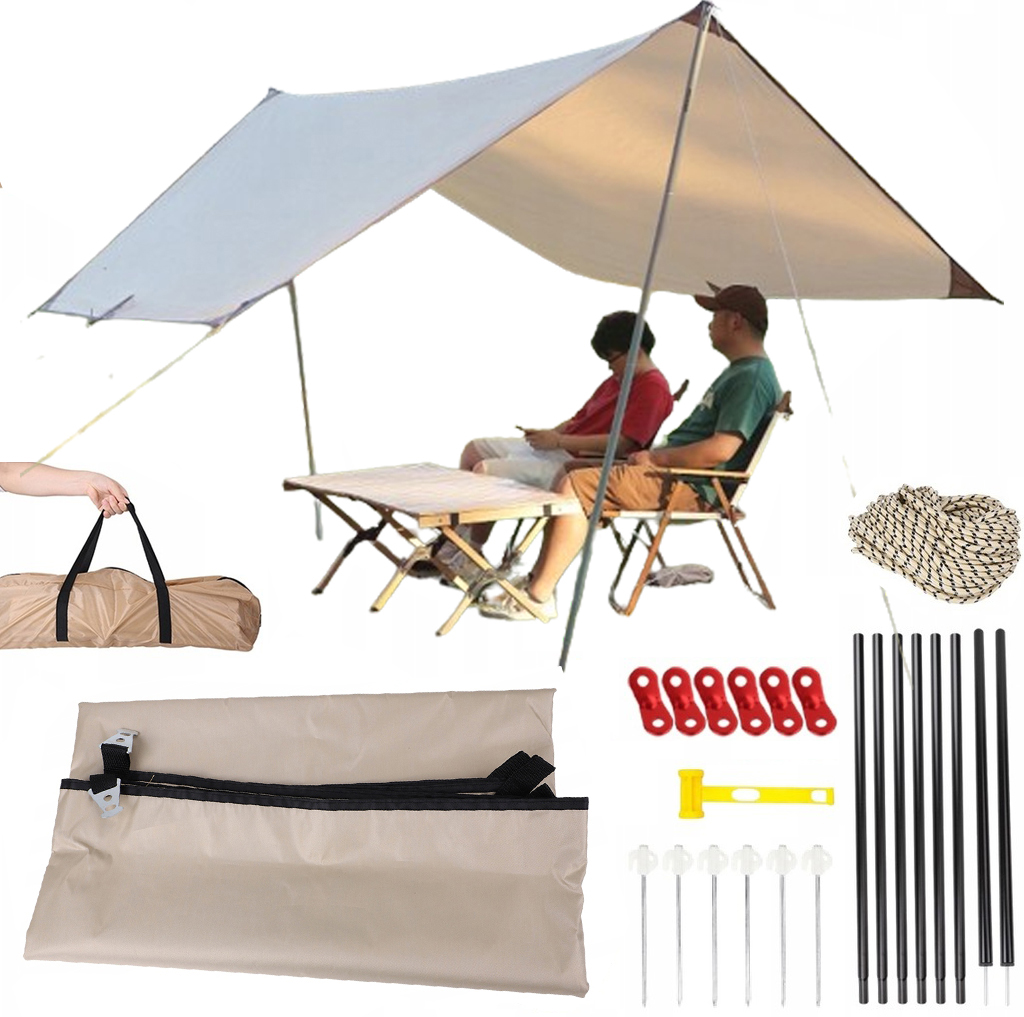Tarp składana wielofunkcyjna 3x3m nadaje się na kemping/kemping