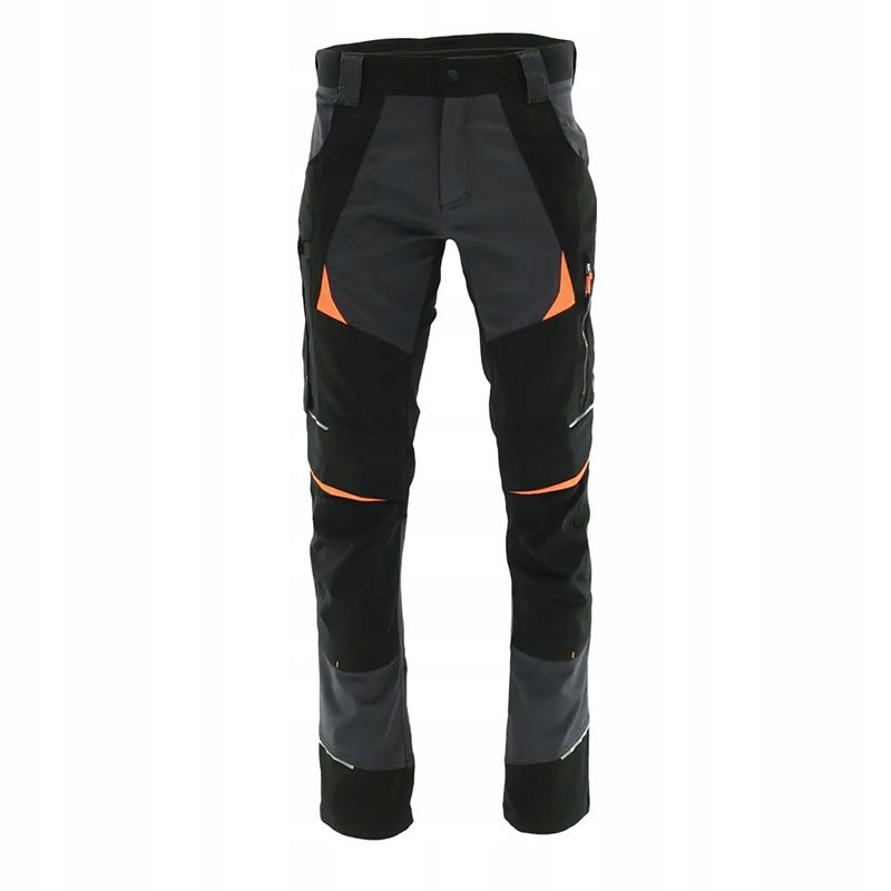 Spodnie robocze do pasa Cottonflex Sara Pomarańczowe odblaskowy 50