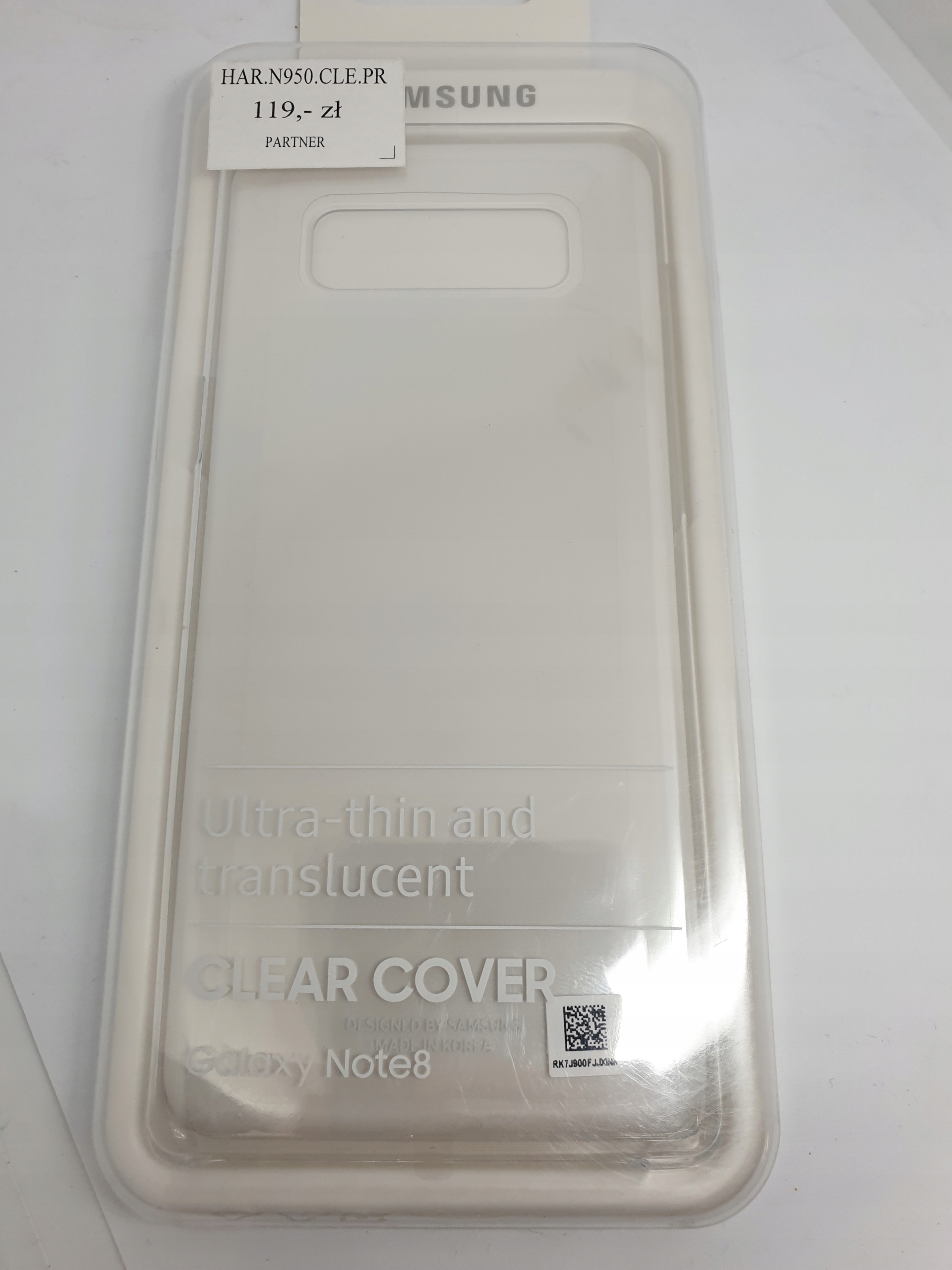 Etui Oryg Clear Back Cover Samsung Note 8 clear 03-Zdjęcie-0