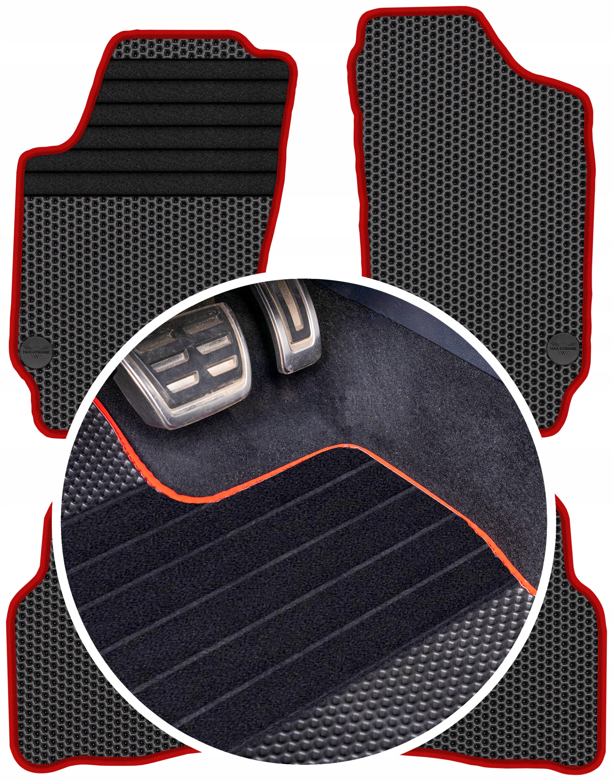 Seat Ibiza III 2002-2008 Gumové rohože Eva Eternity Plastry Medu