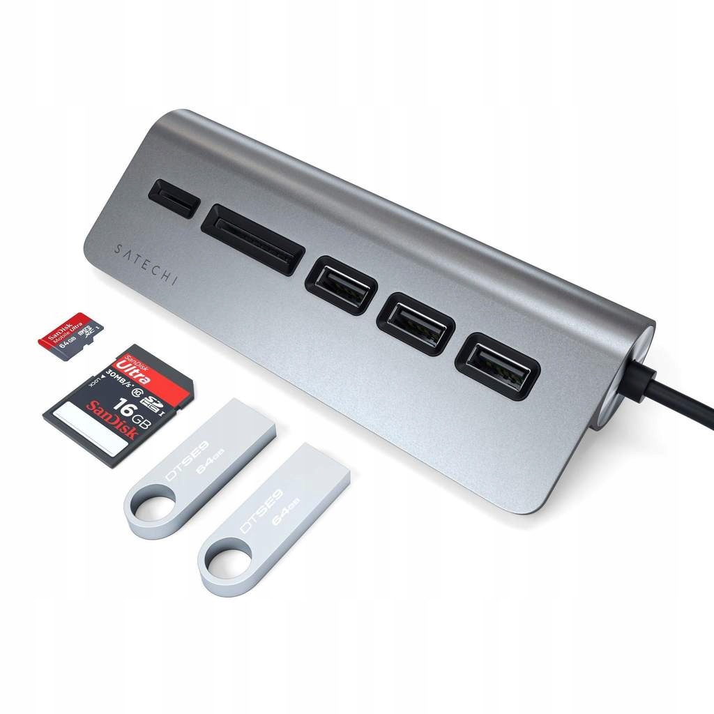 Satechi USB-C Combo Hub Imac Adapter Przejściówka Stan opakowania oryginalne