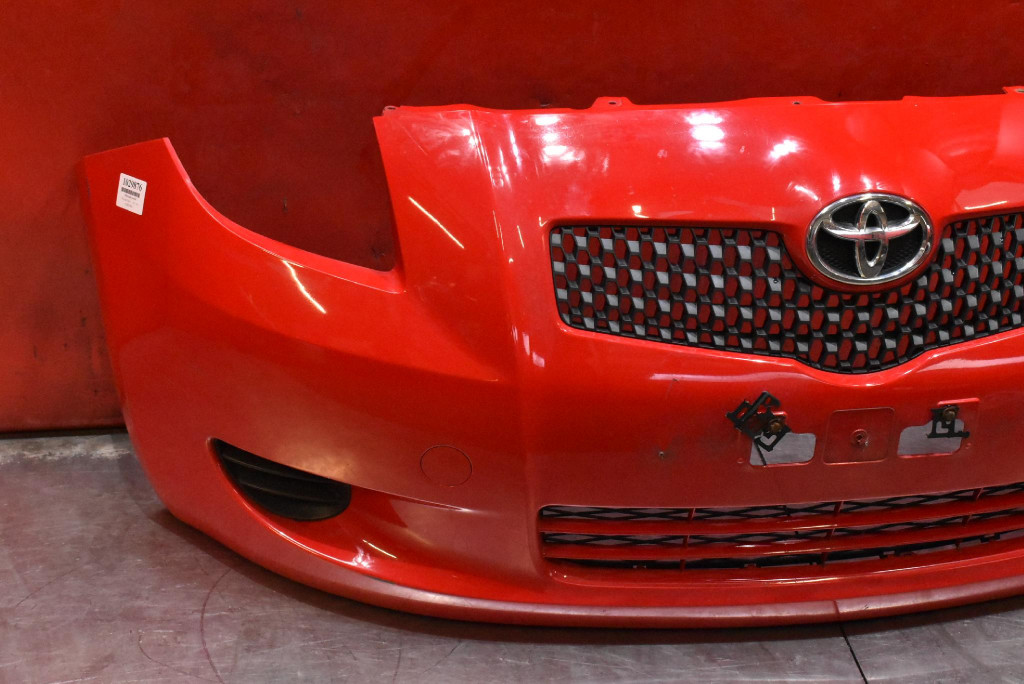 bumper front front red TOYOTA YARIS 2 II 05-09
