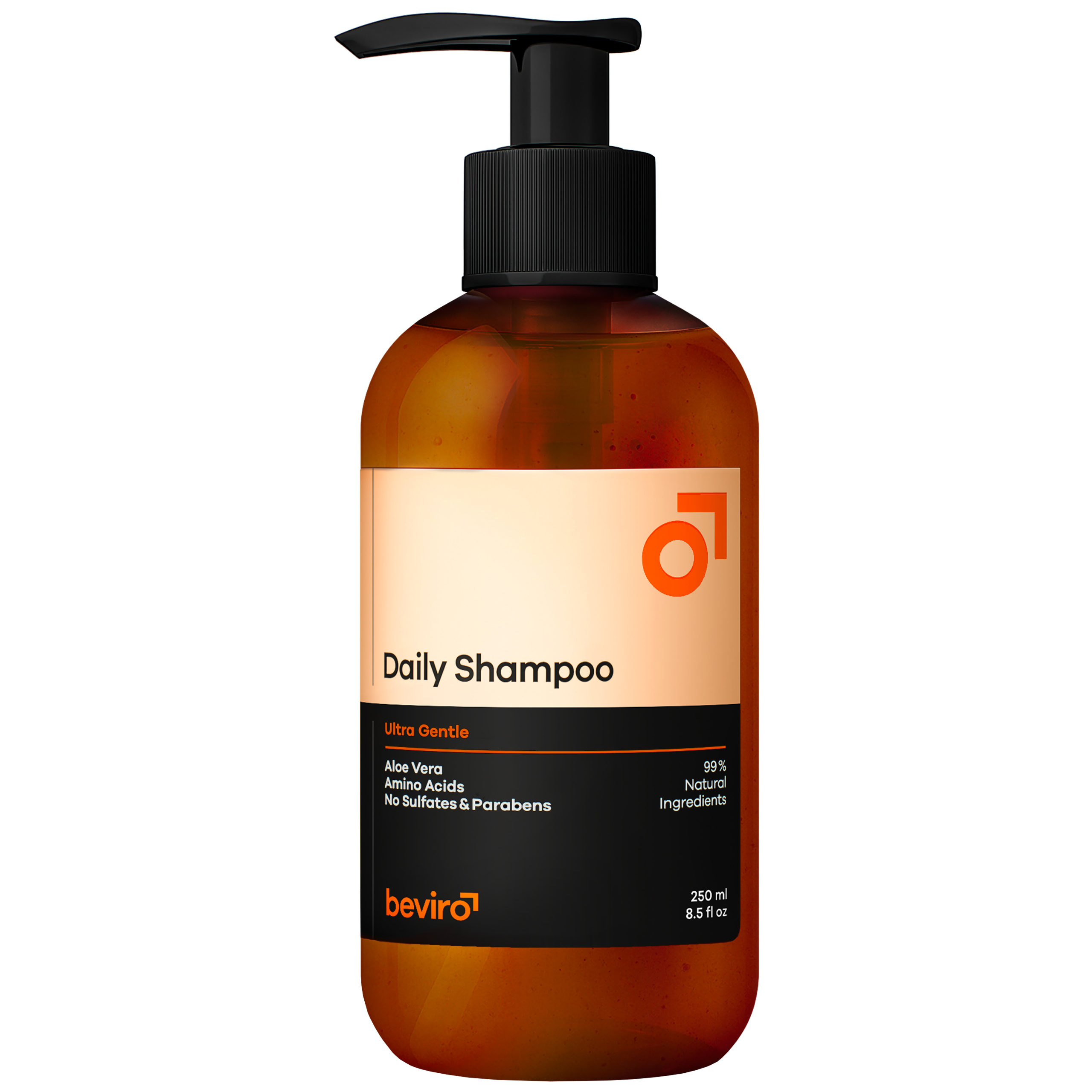 Beviro Daily Shampoo jemný šampon pro muže 250 ml