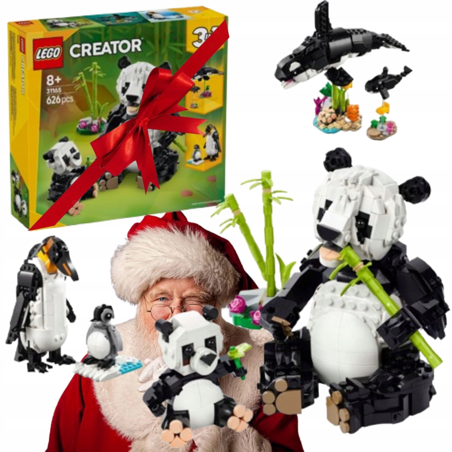 Lego 31165 Creator Panda Dzikie Zwierzęta: Rodzina Pand Nowe Pl