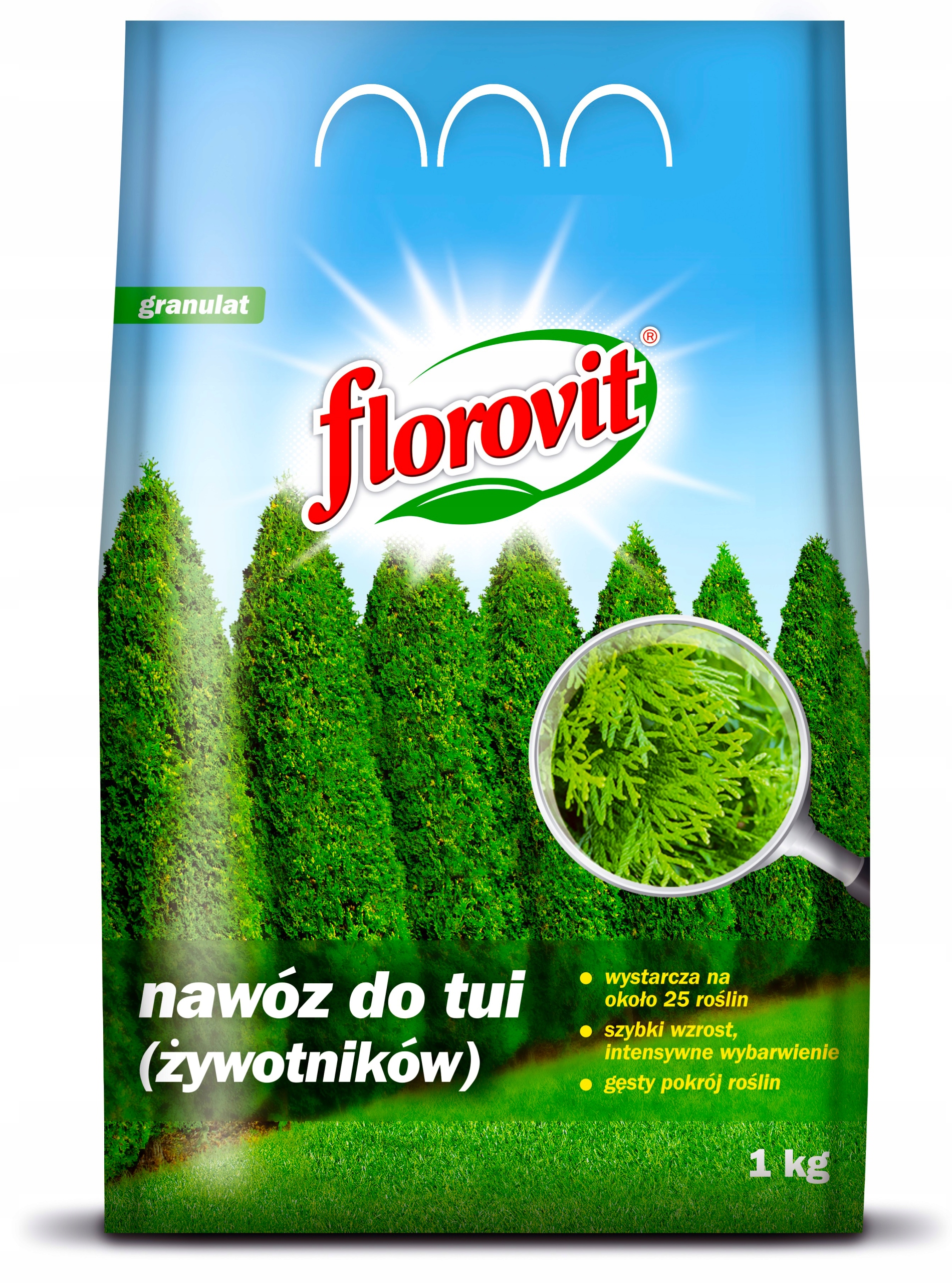

Florovit Nawóz Pod Tuje Tui Żywotników Iglaków 1KG