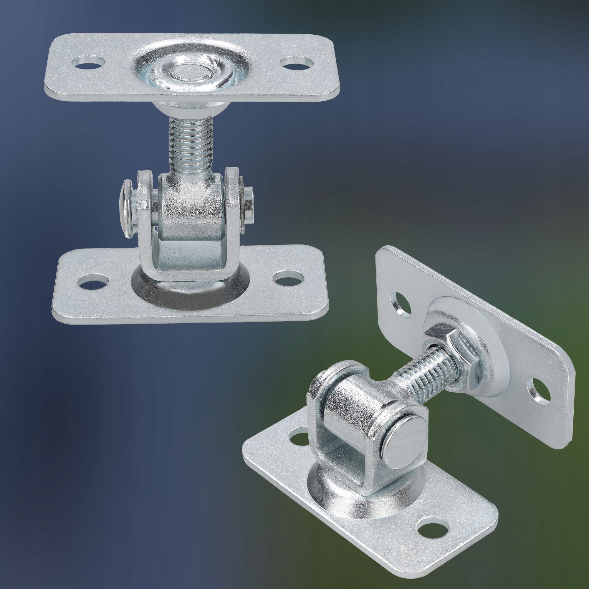 ZESTAW 2X ZAWIAS DWUSTRONNY M12 REGULOWANY PŁYTKA PRZYKRĘCANY BRAM FURTEK Marka Kotarbau