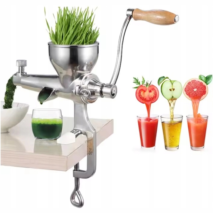 MASZYNKA WYCISKARKA DO SOKU PRZECIERANIA OWOCÓW WARZYW RĘCZNA