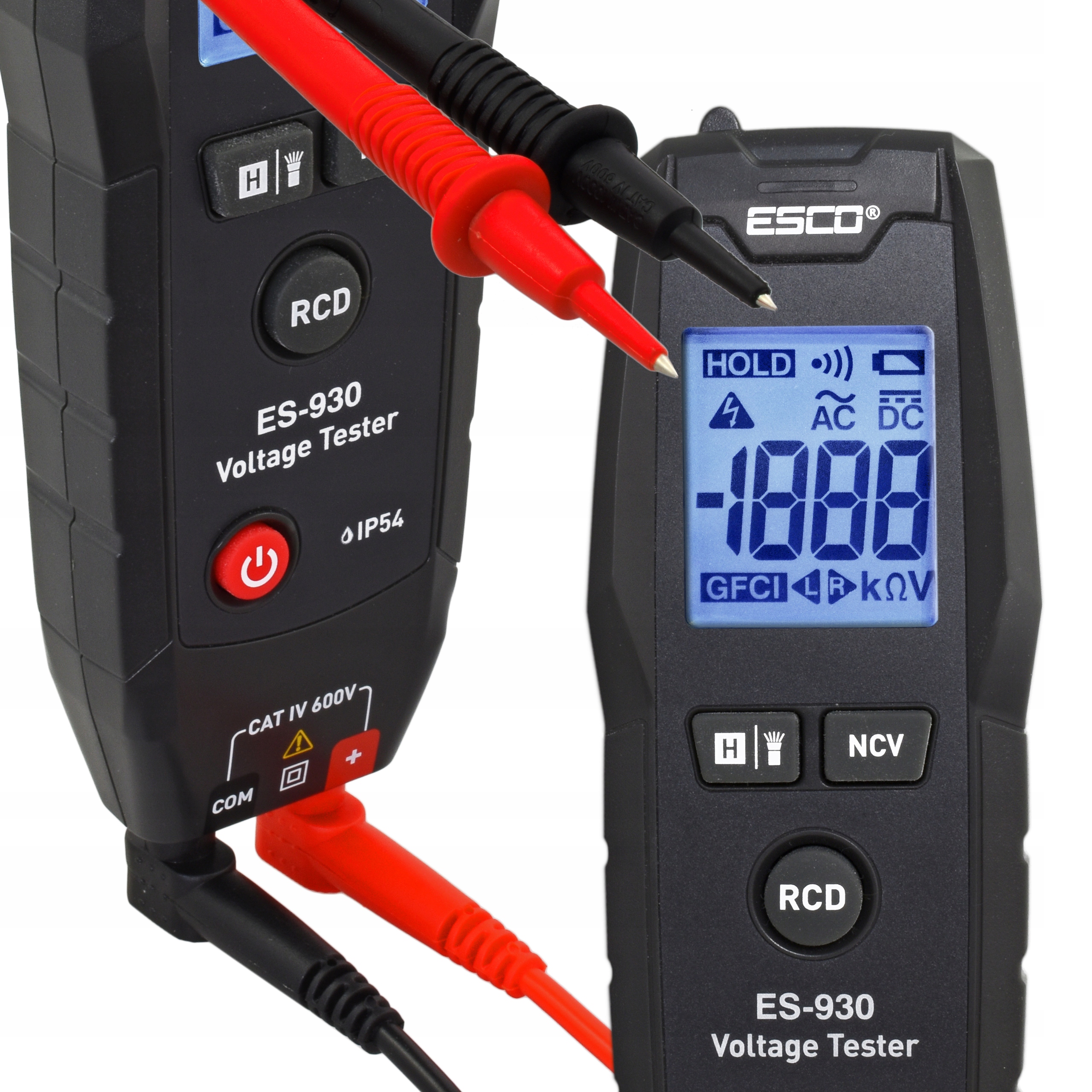 Indikátor pořadí fází 3-fázový měřič napětí Tester Rcd Dvoupólový