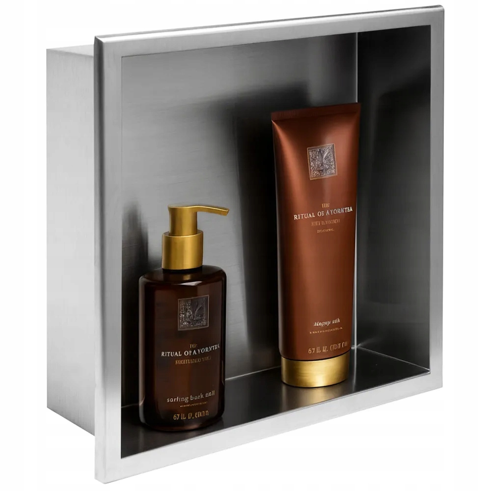 Podomietková Kúpeľňová Polica 30x30 Steel Brush Rea