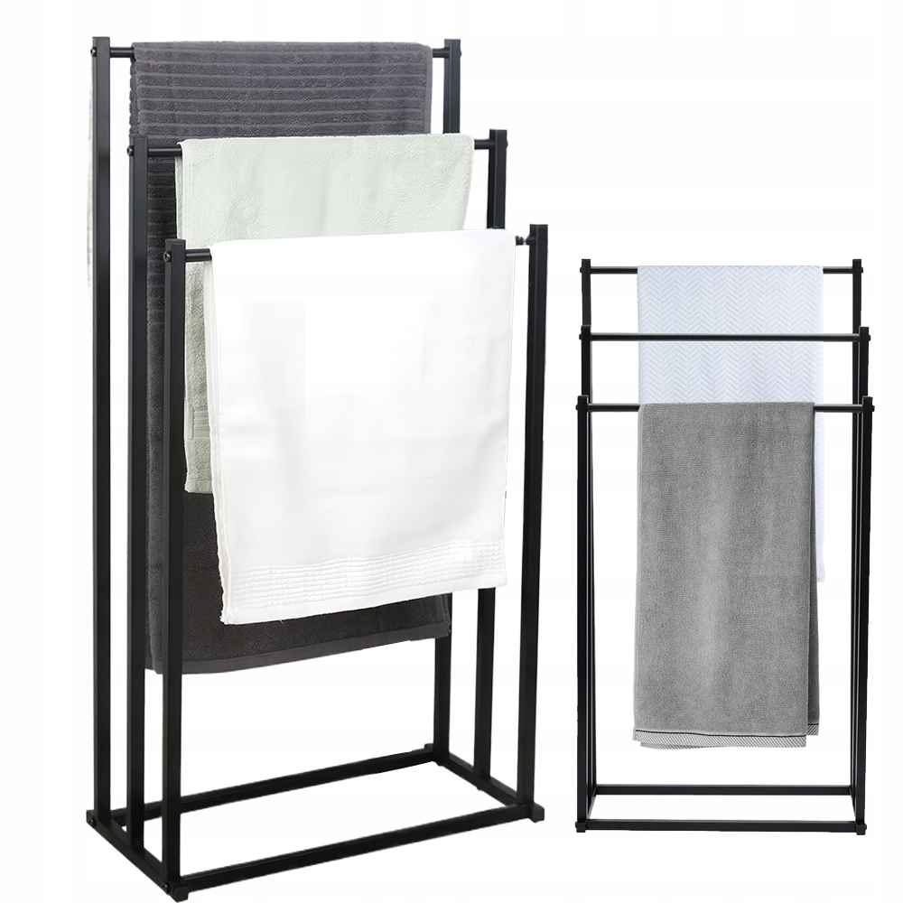 Koupelnový Věšák Na Ručníky Kovový Stojan Do Koupelny Sušák Loft