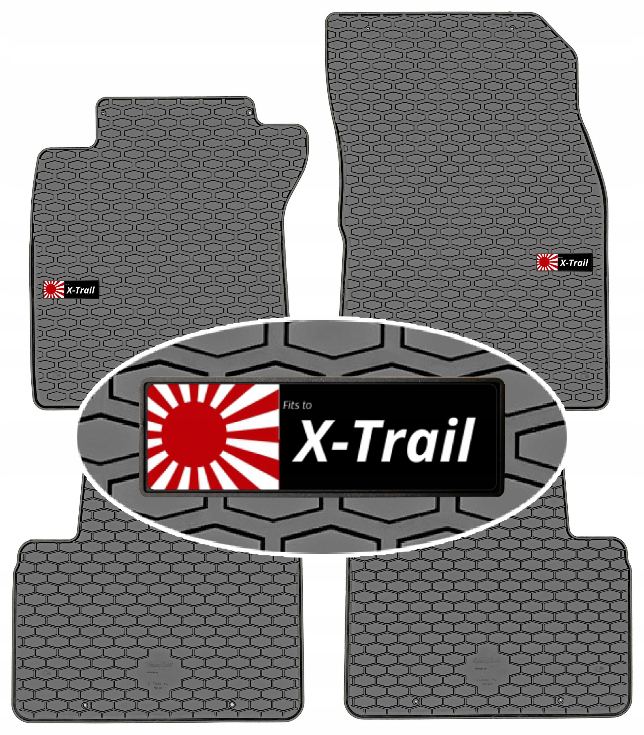Nissan X-Trail T32 2015-2021 Dywaniki do samochodu Emblemat