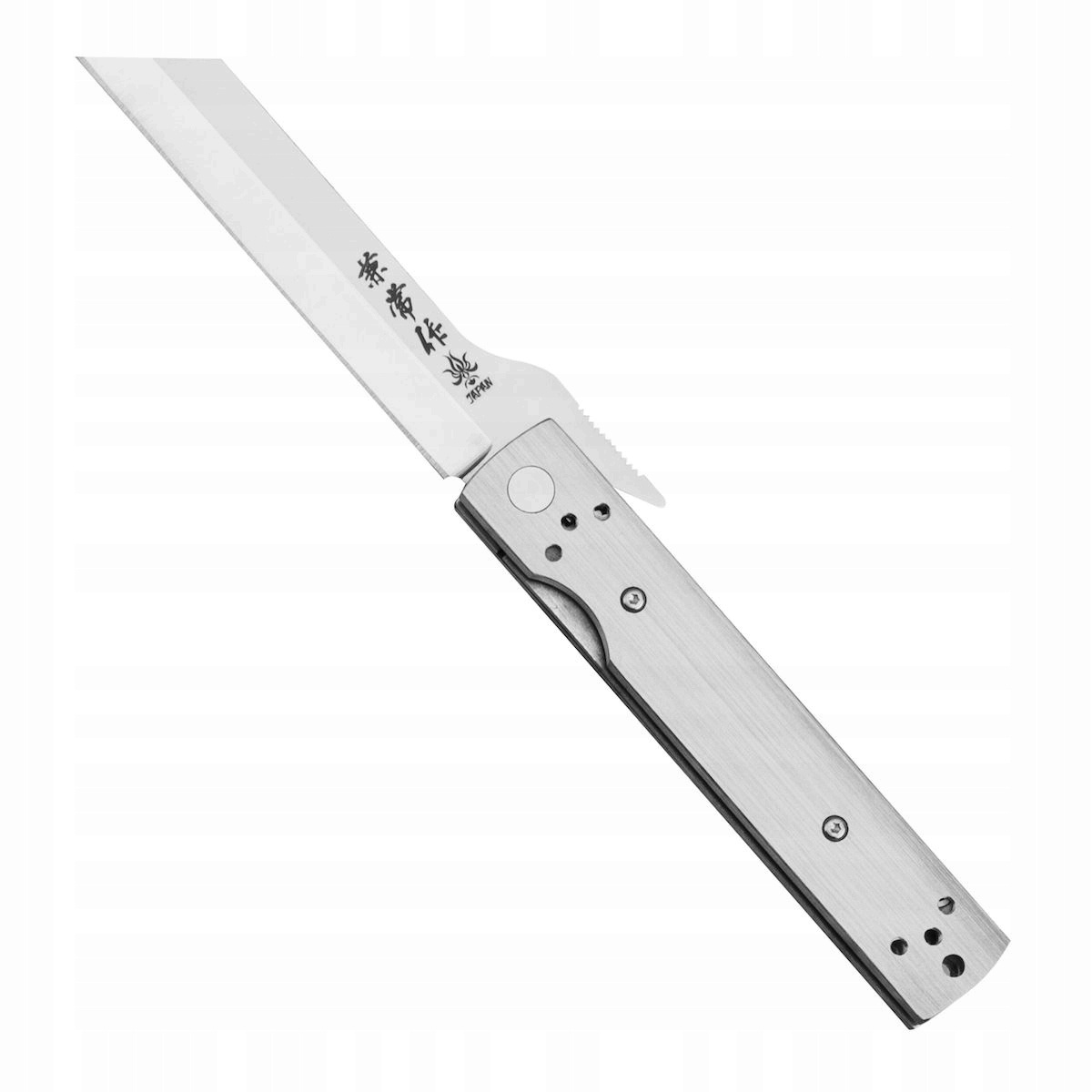 Kanetsune AUS-8 Tanzaku-Tou Japonský Nůž Higonokami Stříbrný 7 cm