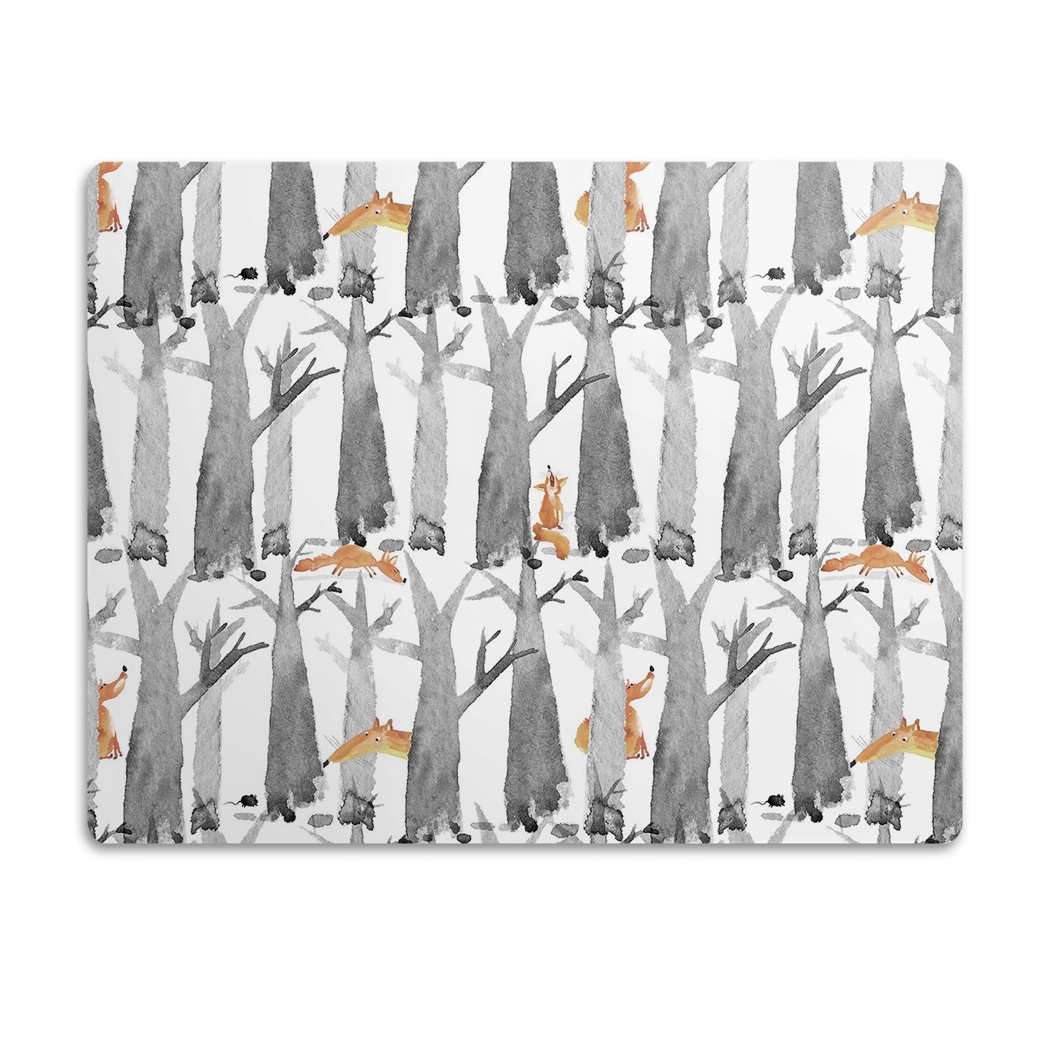 Levně Ochranná podložka pro psa kočku Lišky v lese 90x60