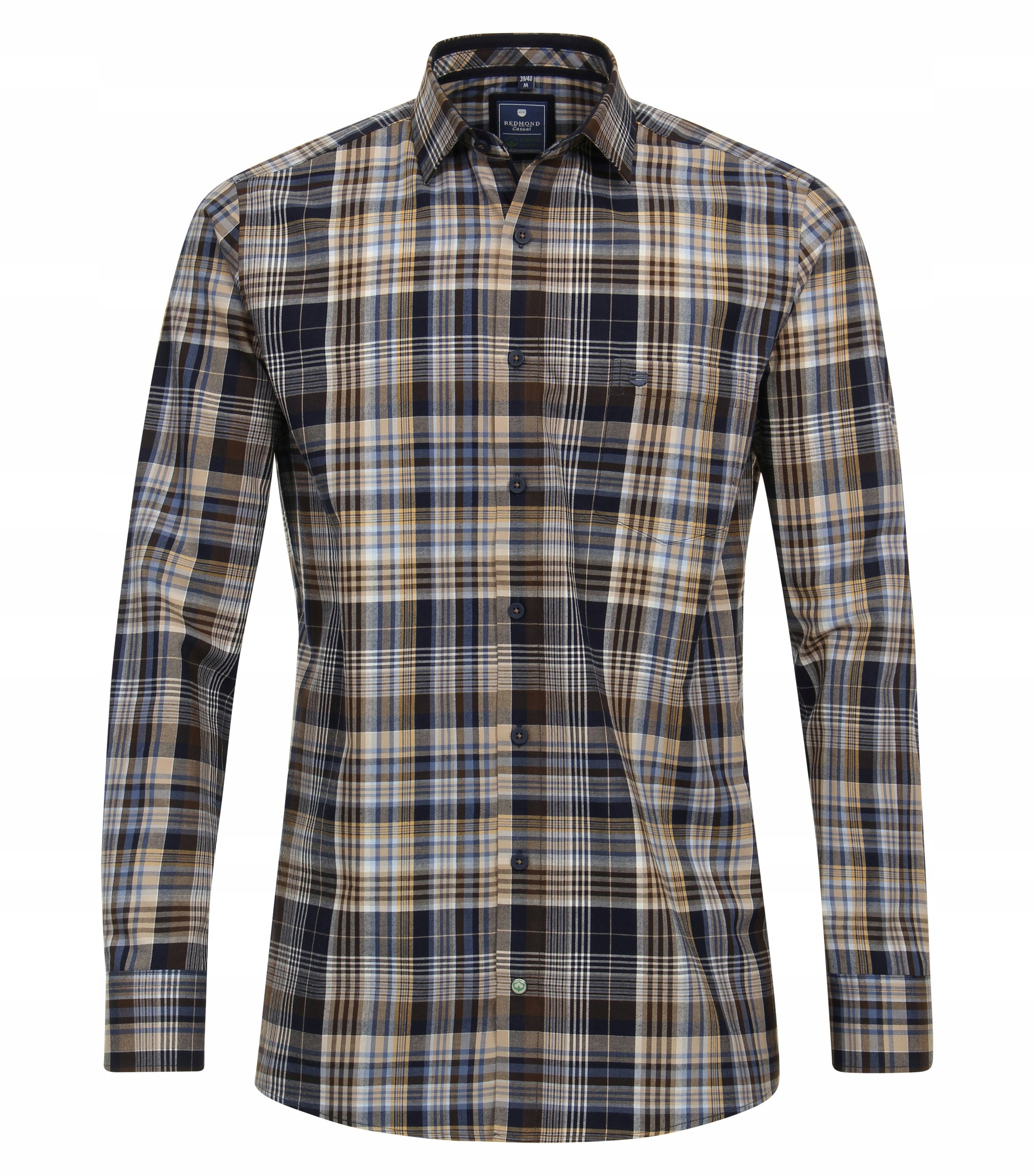 Redmond Velké Rozměry Košile Casual Organic Cotton 4XL 164 cm